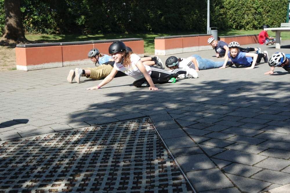 Fahren, Rollen, Gleiten an der frischen Luft