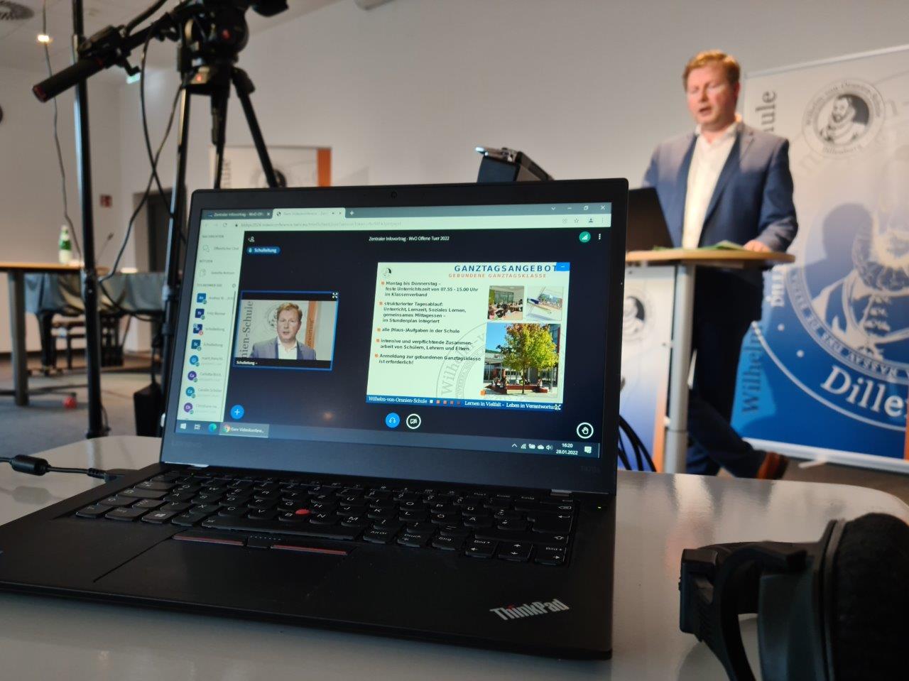 Digitaler Tag der offenen Tür des Dillenburger Gymnasiums am 28. Januar findet regen Zuspruch
