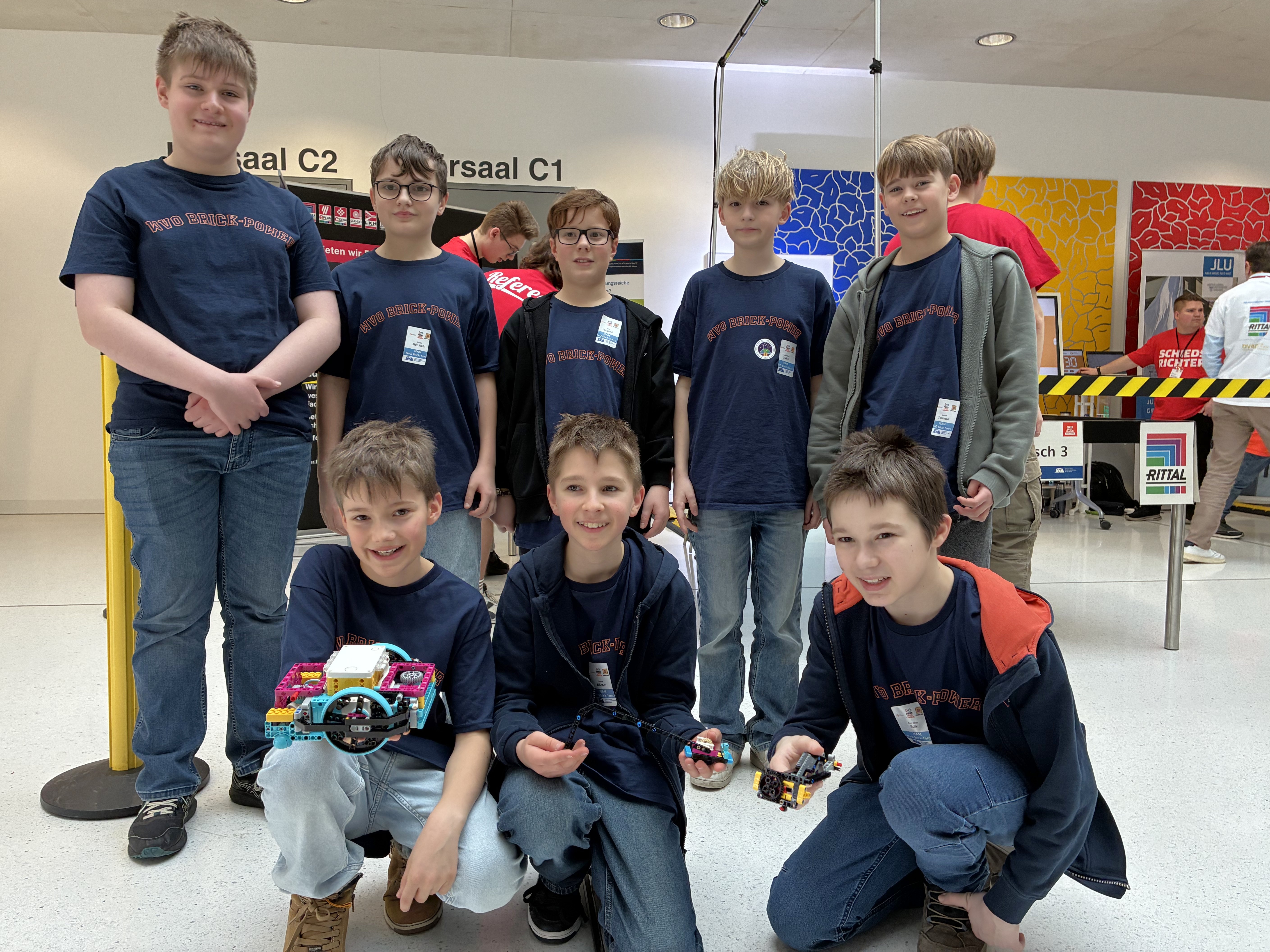 WvO Brick-Force feiert Premiere bei der First Lego League in Gießen