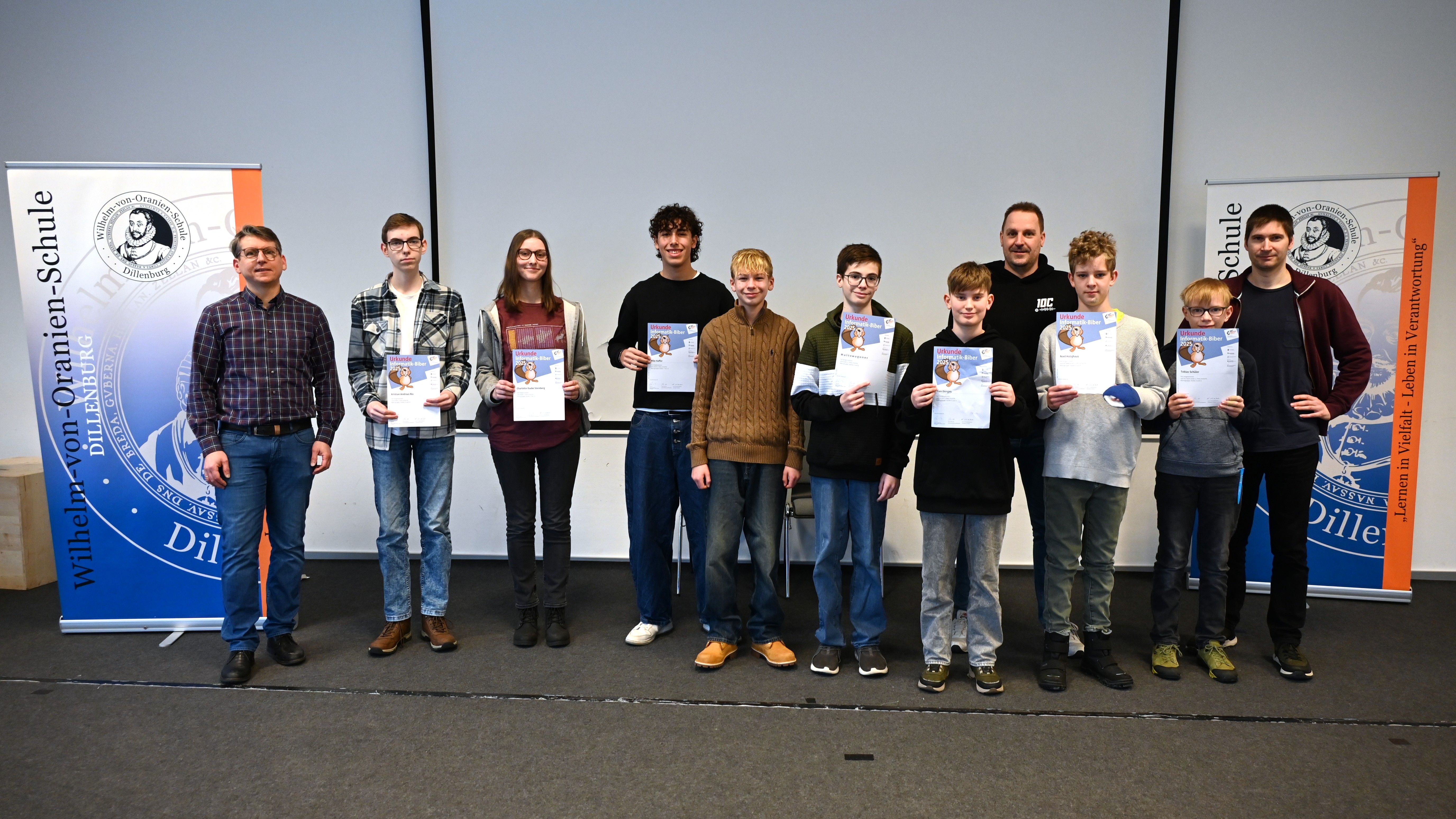 Über 250 Informatik-Biber an der WvO